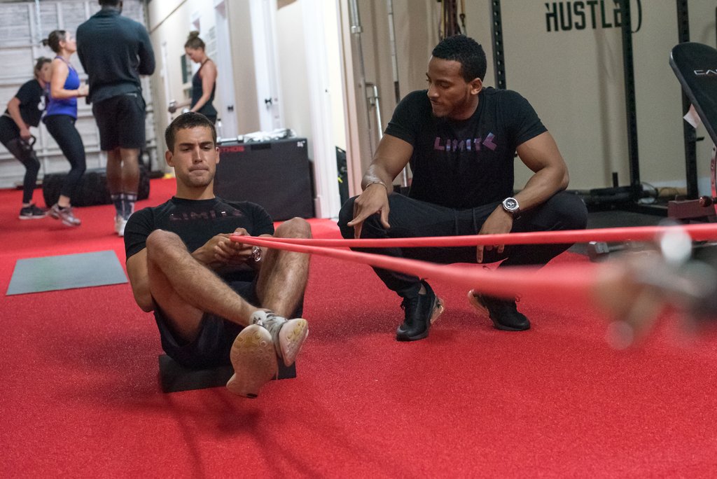Training inside the Limitless Performance facility